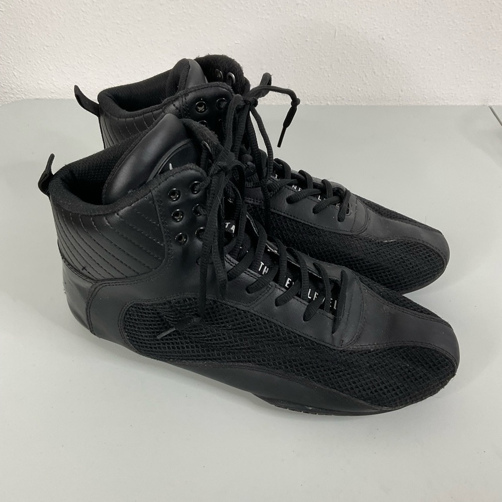 Ryderwear Men’s All‎ Black Wrestling Shoes Size 10